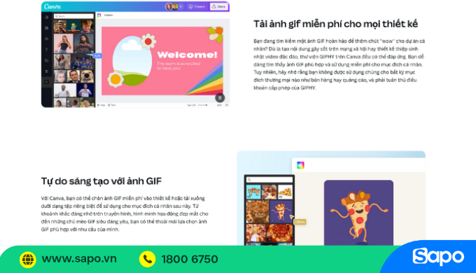 Ảnh gif từ Canva