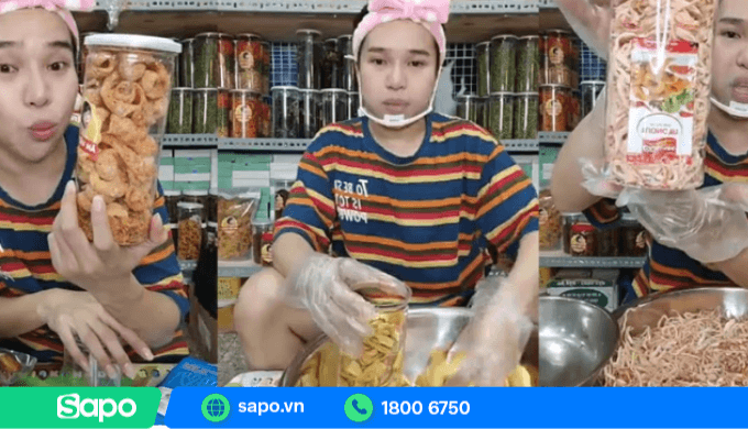 kịch bản livestream bán đồ ăn vặt