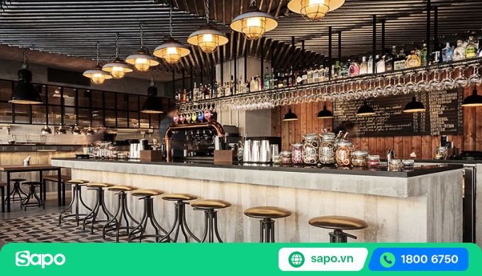 cấu tạo quầy bar