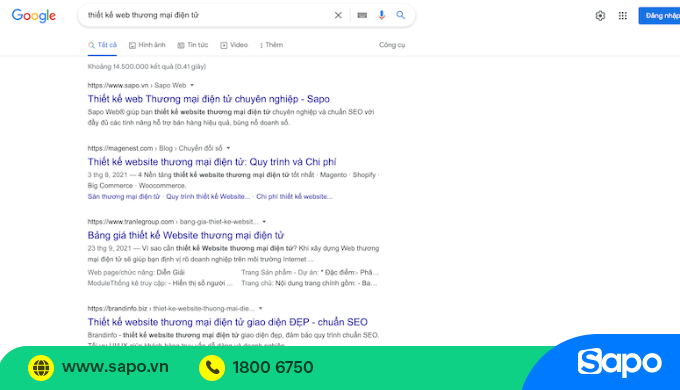 Kiểm tra thứ hạng website bằng trình duyệt ẩn danh