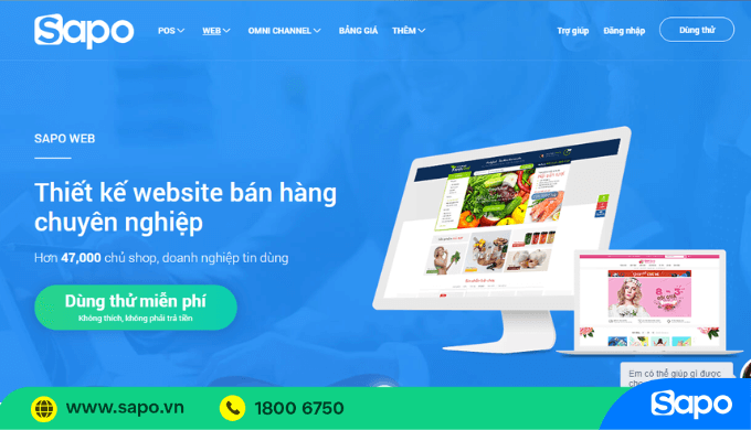 Thiết kế website bán quần áo