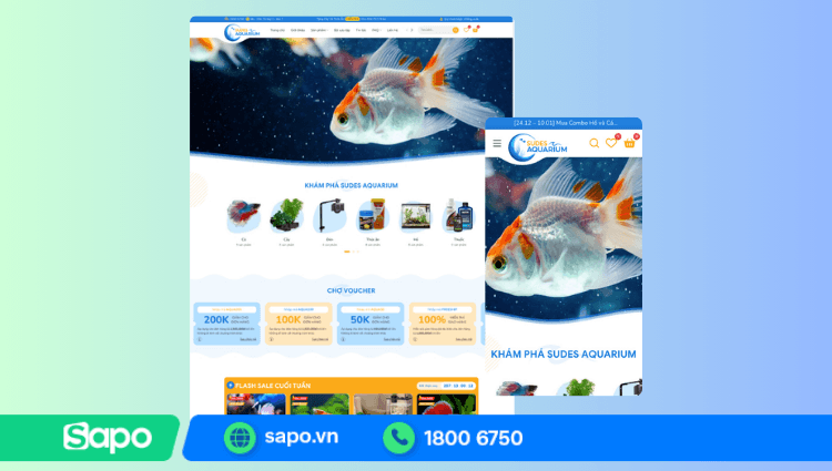 Website bán cá cảnh online