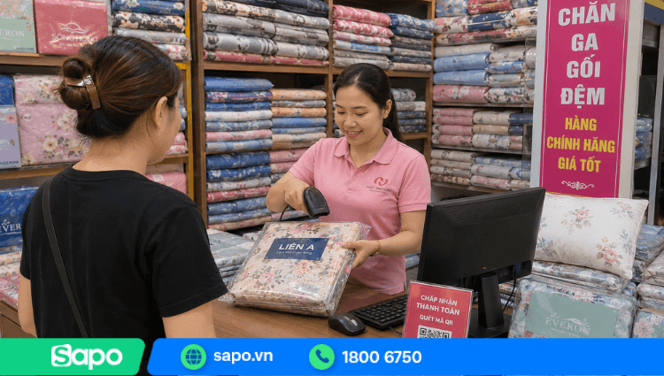 Quản lý cửa hàng chăn ga gối đệm hiệu quả với phần mềm bán hàng