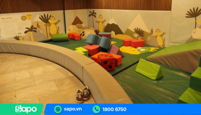 Thiết kế không gian khu vui chơi với màu sắc bắt mắt, hài hòa