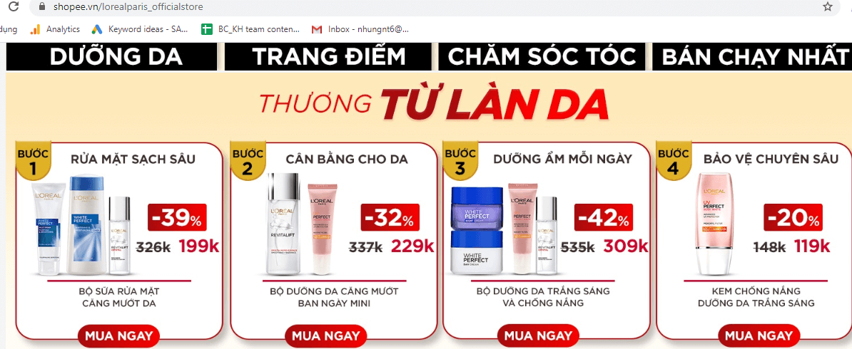 Bán mỹ phẩm online trên Shopee đang trở thành trào lưu