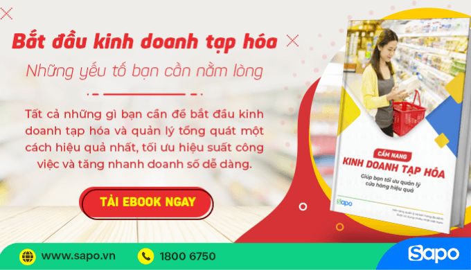 Banner kinh doanh tạp hóa