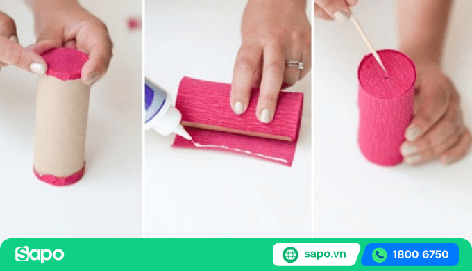 cách làm pháo giấy tết trang trí