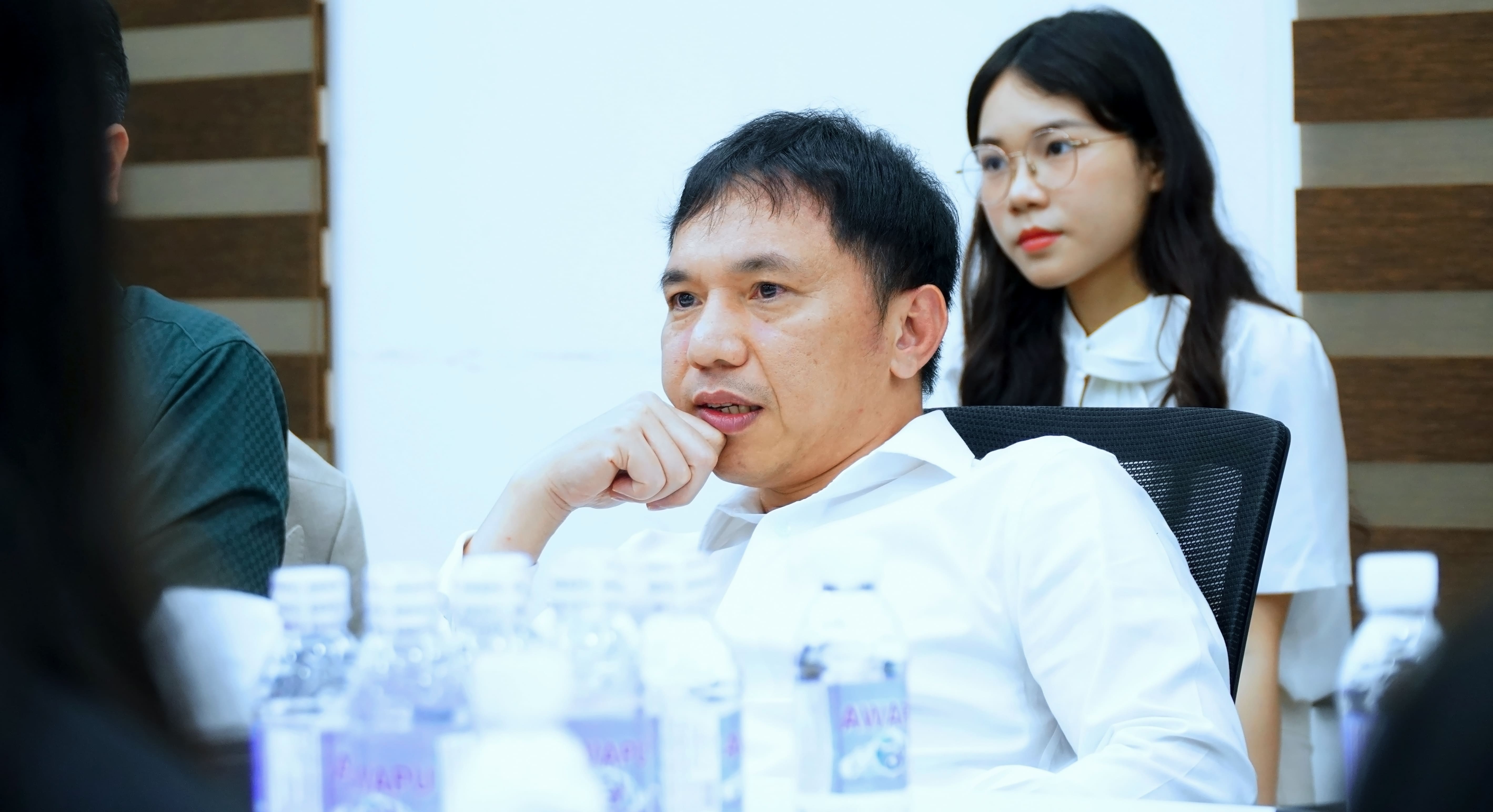 Ông Lê Hữu Sơn - Phó Tổng Giám đốc thường trực VietCredit chia sẻ tại sự kiện