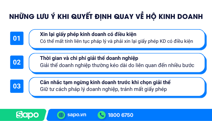 Lưu ý khi chuyển về HKD
