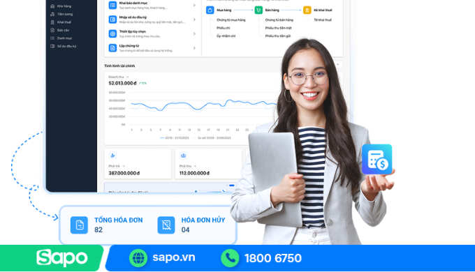 Kết hợp phần mềm và tự làm kế toán