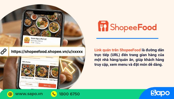 Link quán trên ShopeeFood