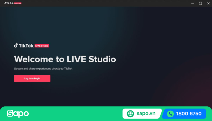Cách live Tiktok trên PC bằng LIVE Studio