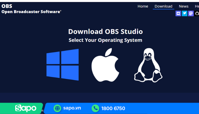 Tải phần mềm OBS Studio