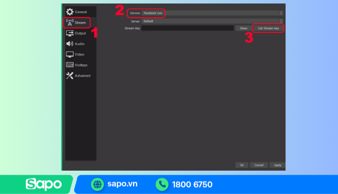 Thiết lập OBS Studio để livestream