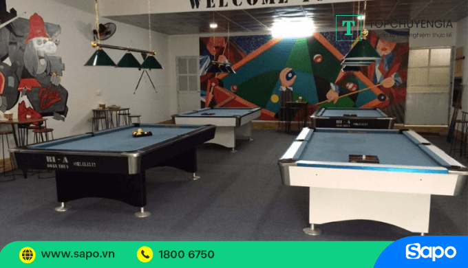 Kinh doanh quán bida quy mô nhỏ