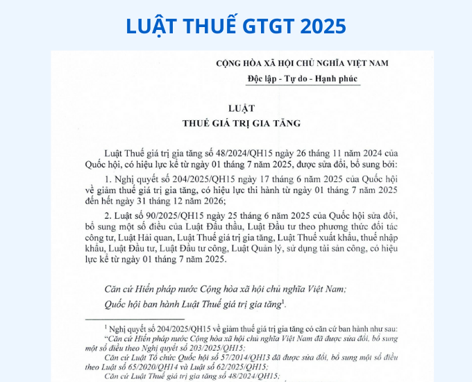 luật thuế gtgt 2025