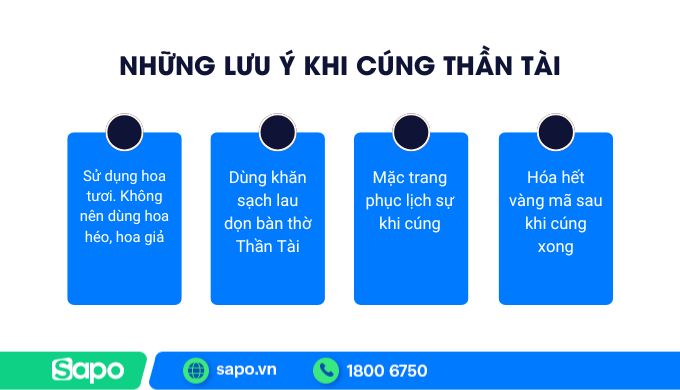 Những lưu ý khi cúng Thần Tài tại cửa hàng