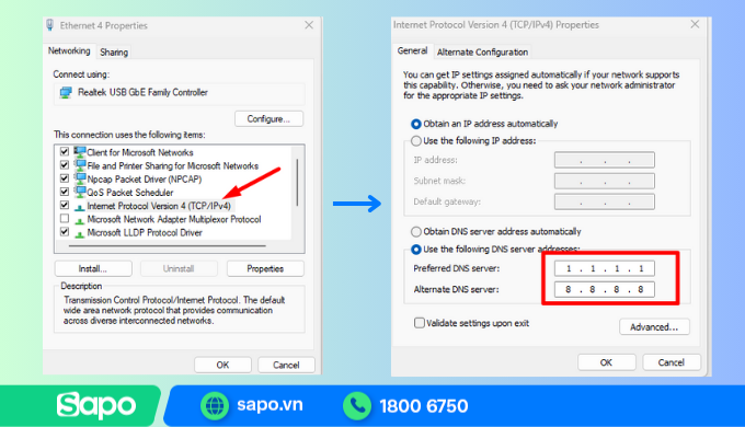 Lưu ý về kết nối mạng khi truy cập phần mềm Sapo