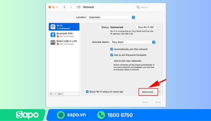 Hướng dẫn đổi DNS trên MacOS / Macbook: