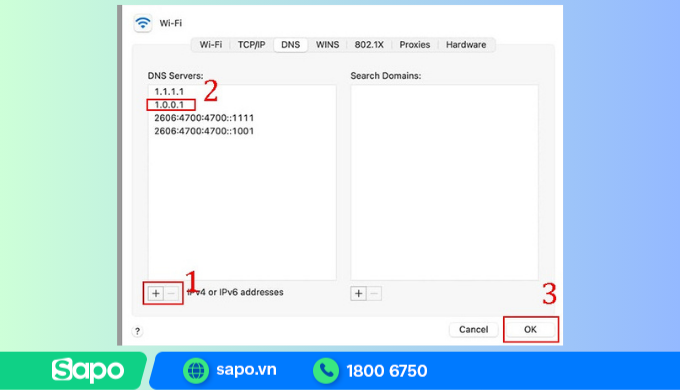 Hướng dẫn đổi DNS trên MacOS / Macbook: