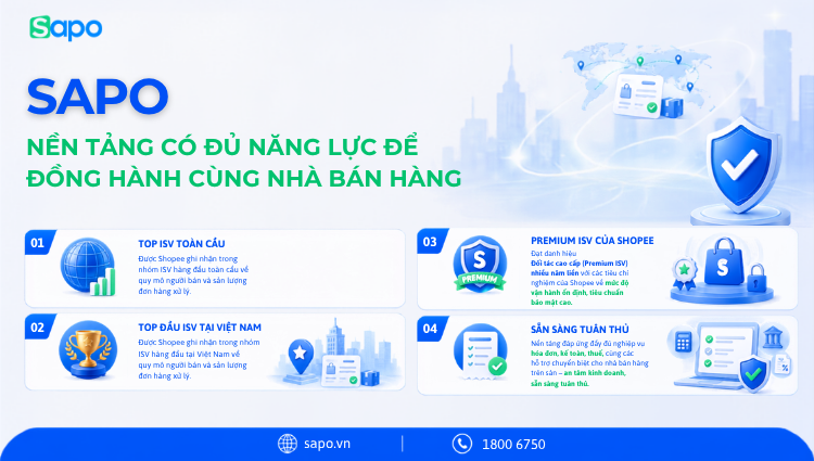 sapo đủ năng lực đồng hành cùng nhà bán hàng