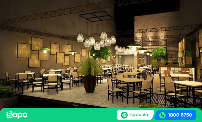 mẫu đèn trang trí quán cafe