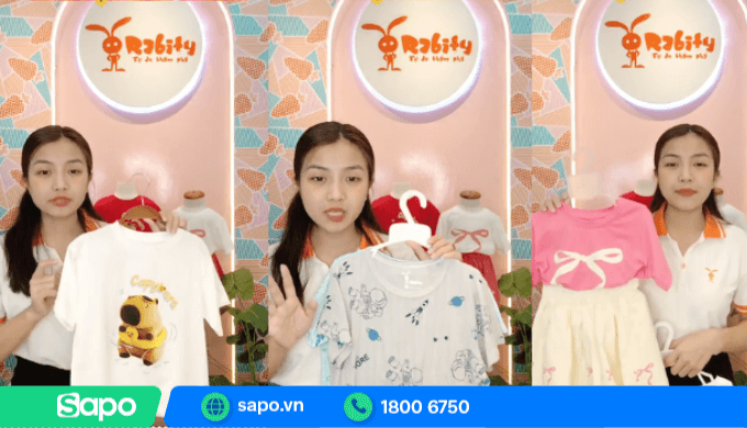 Kịch bản livestream bán quần áo cho bé