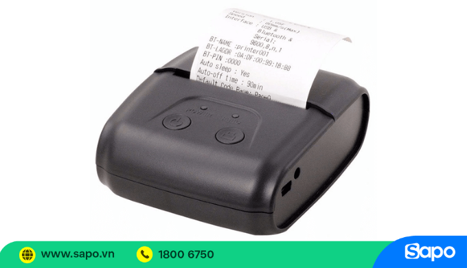 Máy in hóa đơn cầm tay kết nối điện thoại Xprinter XP-P800