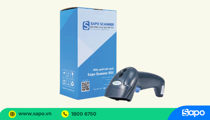 Máy quét mã vạch cầm tay Sapo Scanner SS1