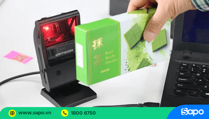 Máy đọc mã vạch đa tia quét được nhiều loại mã khác nhau