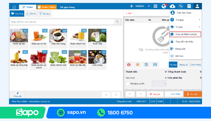 MISA CukCuk – Phần mềm quản lý quán trà sữa phổ biến
