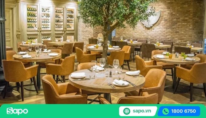 mô hình nhà hàng restaurant