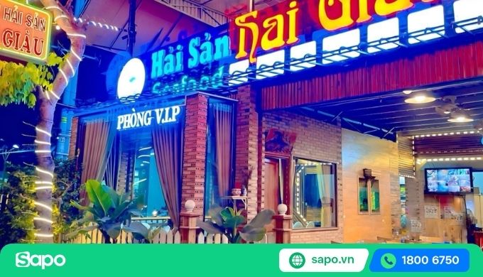 mô hình nhà hàng hải sản