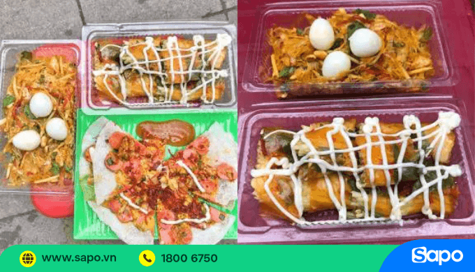 Quán ăn vặt bánh tráng trộn