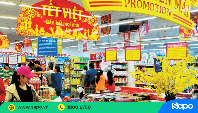 Chi phí trang trí siêu thị vào dịp Lễ tết