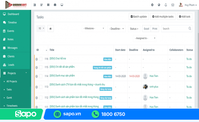 phần mềm quản lý phòng gym miễn phí modunsoft