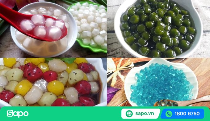 trân châu và các loại thạch