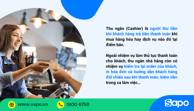 công việc của thu ngân nhà hàng