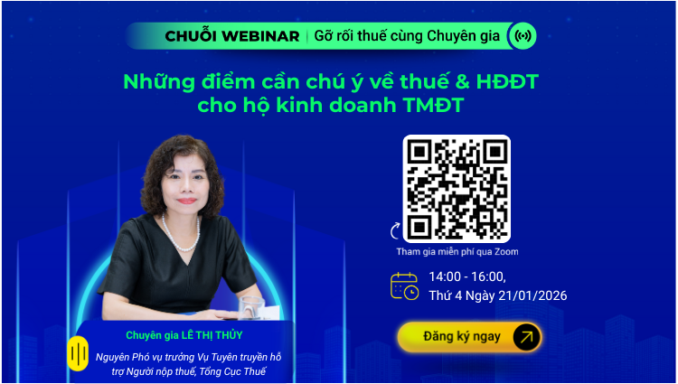 hững điểm cần chú ý với Thuế và Hóa đơn điện tử cho HKD thương mại điện tử