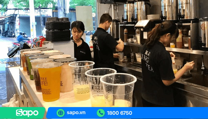 nhượng quyền ding tea