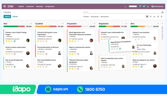 phần mềm quản lý vật tư công trinh miễn phí odoo