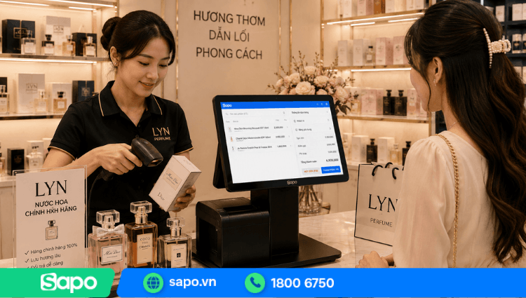 Tính tiền nhanh chóng tại quầy