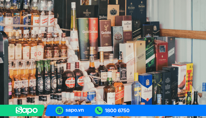 Danh mục rượu ngoại đa dạng, khó quản lý thủ công