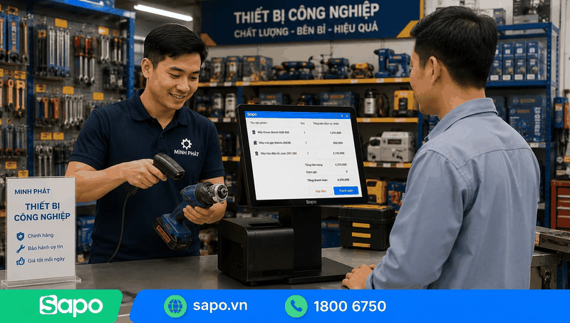 Tìm hiểu phần mềm quản lý cửa hàng thiết bị công nghiệp