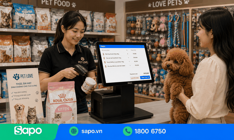 Quản lý cửa hàng thú cưng dễ dàng với phần mềm