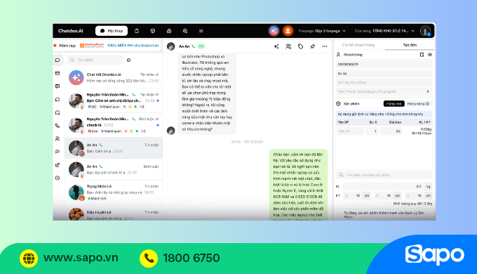 Phầm mềm quản lý đơn Chốt đơn nhanh