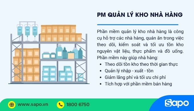 phần mềm quản lý kho nhà hàng là gì