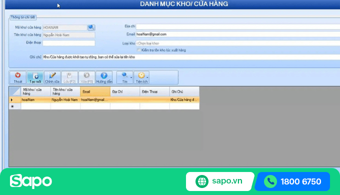 Phần mềm quản lý kho sản xuất