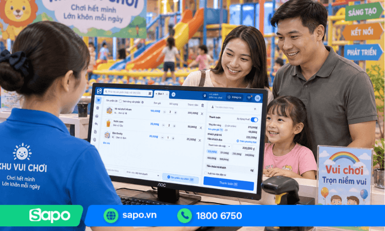Phần mềm quản lý khu vui chơi giúp quản lý kinh doanh khu vui chơi chặt chẽ
