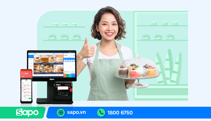 phần mềm quản lý tiệm bánh Sapo